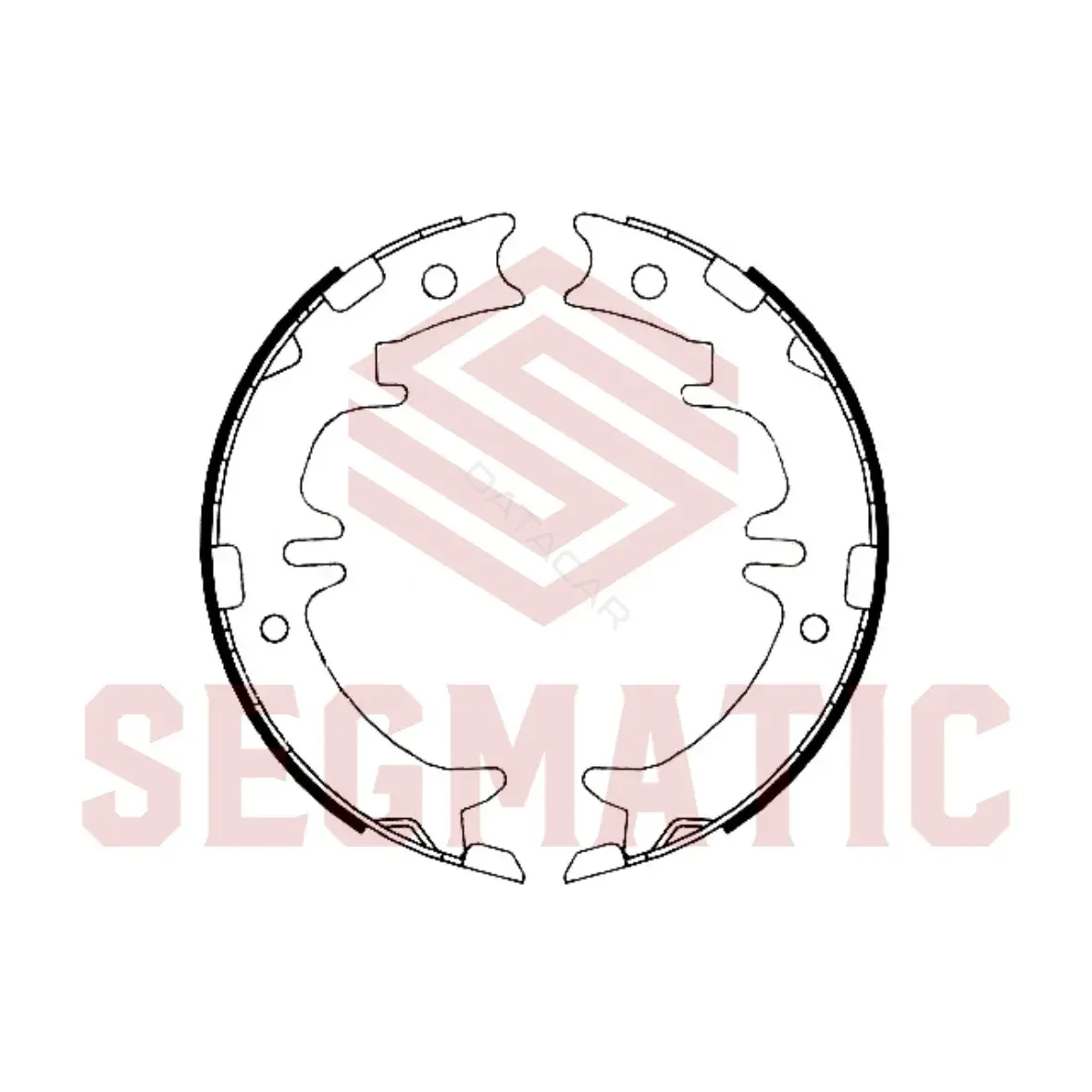 Барабанные колодки SEGMATIC SGBPD4079