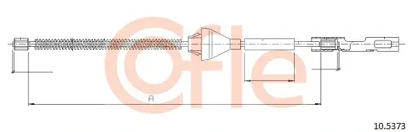 Трос ручника COFLE/TELCO 92.10.5373