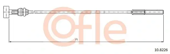 Трос ручника COFLE/TELCO 92.10.8226