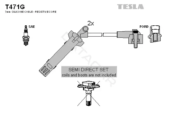Высоковольтные провода TESLA T471G