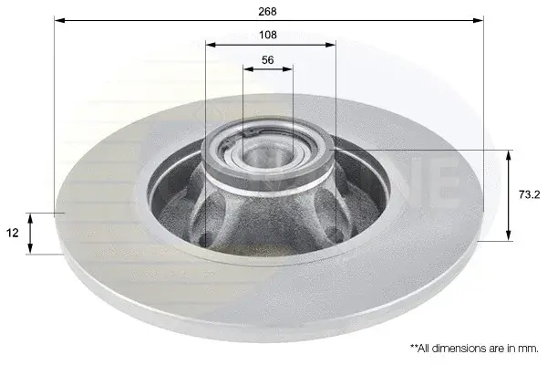 Тормозные диски COMLINE ADC3011
