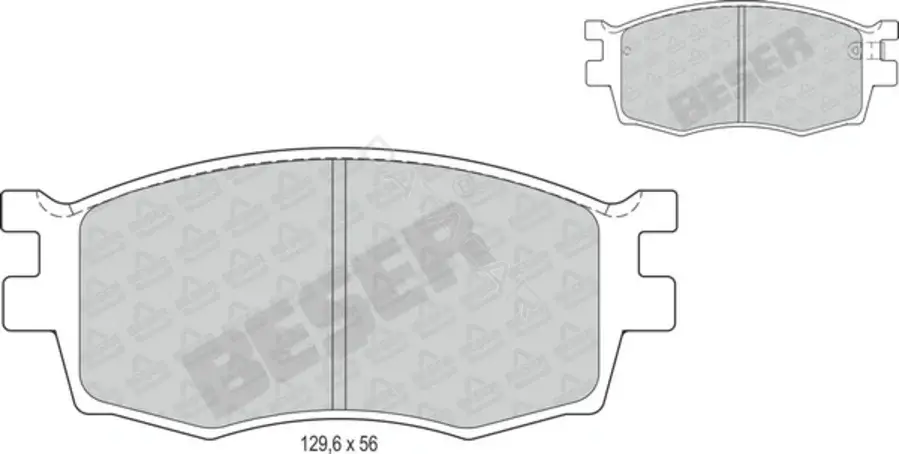 Тормозные колодки BESER 3880
