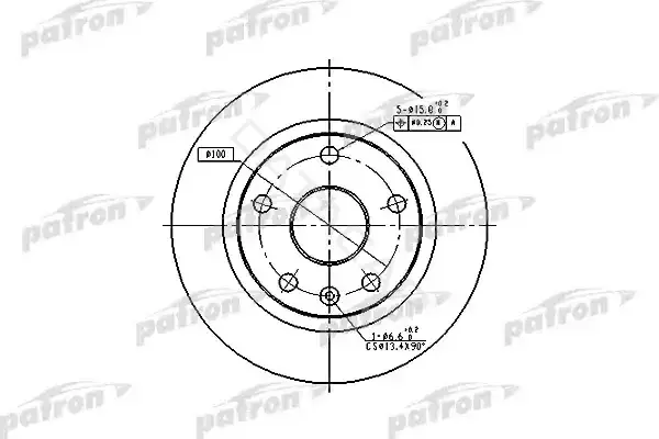 Тормозные диски PATRON PBD2619