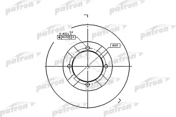 Тормозные диски PATRON PBD3095