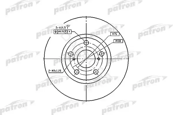 Тормозные диски PATRON PBD4046