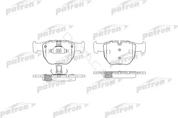 Тормозные колодки PATRON PBP1597
