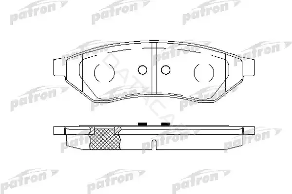 Тормозные колодки PATRON PBP1986