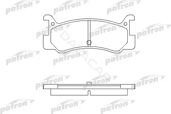 Тормозные колодки PATRON PBP482