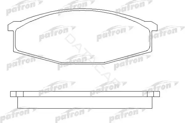 Тормозные колодки PATRON PBP643