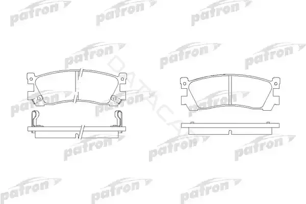 Тормозные колодки PATRON PBP903