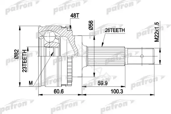 Шрус PATRON PCV1483