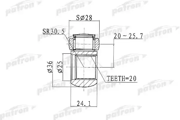 Трипоид PATRON PTD001