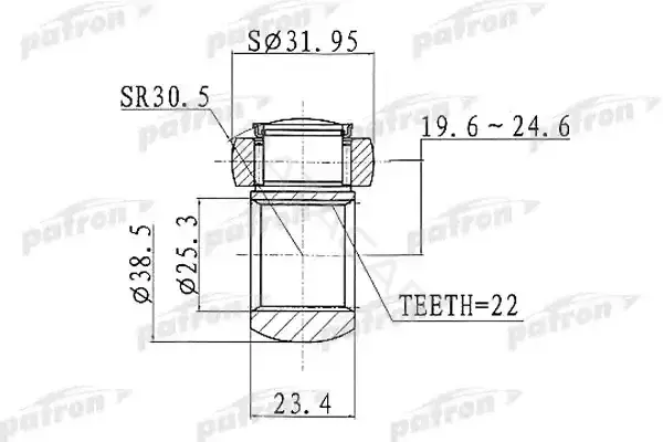 Трипоид PATRON PTD003