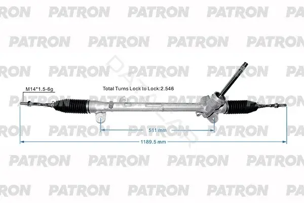 Рулевая рейка PATRON PSG1045