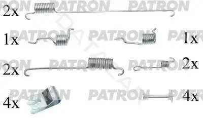 Ремкомплект тормозных колодок PATRON PSRK0194
