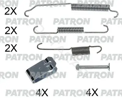 Ремкомплект тормозных колодок PATRON PSRK0259