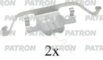 Ремкомплект тормозных колодок PATRON PSRK1021