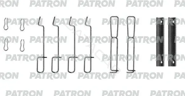 Ремкомплект тормозных колодок PATRON PSRK1049