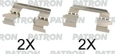 Ремкомплект тормозных колодок PATRON PSRK1074