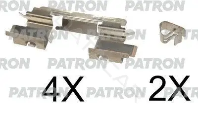Ремкомплект тормозных колодок PATRON PSRK1080