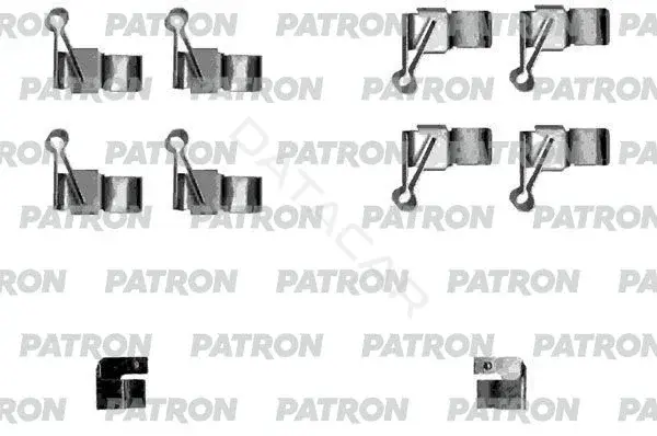 Ремкомплект тормозных колодок PATRON PSRK1197