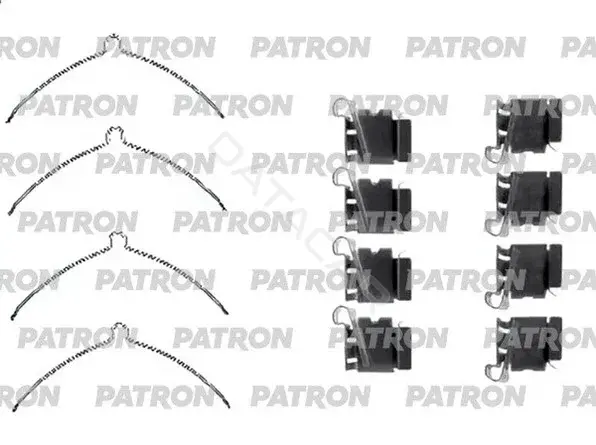 Ремкомплект тормозных колодок PATRON PSRK1250
