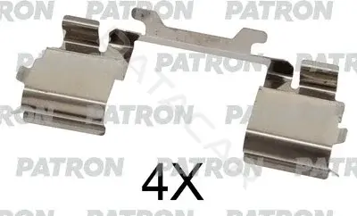 Ремкомплект тормозных колодок PATRON PSRK1276