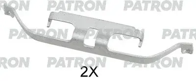 Ремкомплект тормозных колодок PATRON PSRK1352
