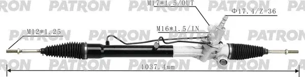 Рулевая рейка PATRON PSG3056