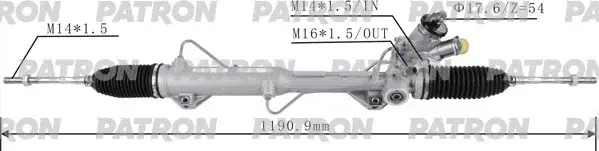 Рулевая рейка PATRON PSG3068