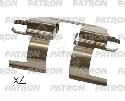 Ремкомплект тормозных колодок PATRON PSRK1231