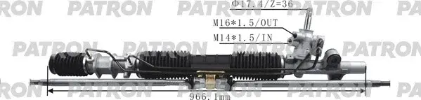 Рулевая рейка PATRON PSG3061
