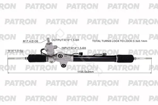 Рулевая рейка PATRON PSG3238