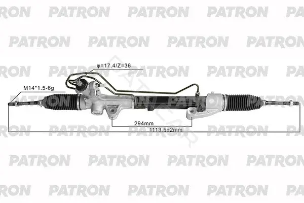 Рулевая рейка PATRON PSG3259