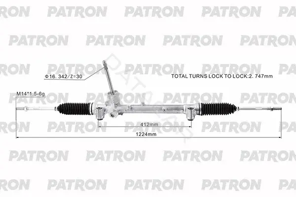 Рулевая рейка PATRON PSG3271