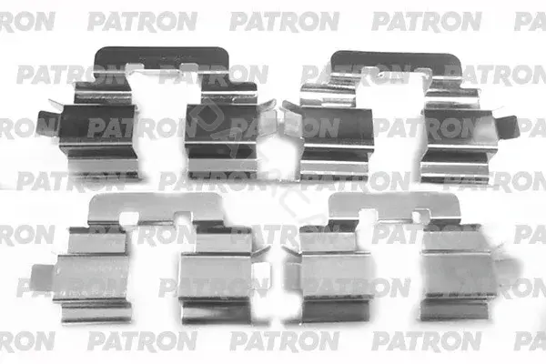 Ремкомплект тормозных колодок PATRON PSRK1410