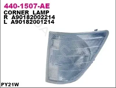 Поворотник DEPO 440-1507R-WE