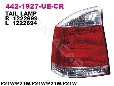 Задние фонари DEPO 442-1927R-UE-CR