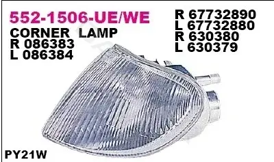 Поворотник DEPO 552-1506L-UE