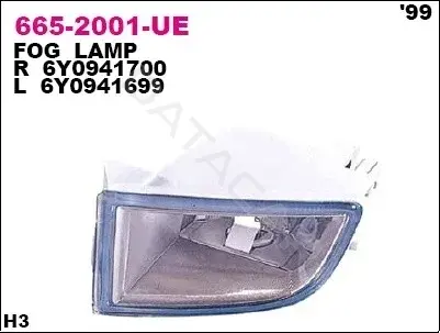 Противотуманные фары DEPO 665-2001L-UE