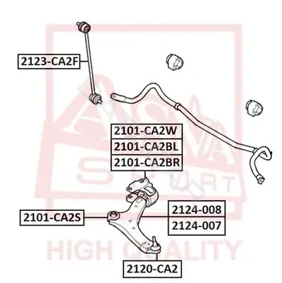 Стойки стабилизатора ASVA 2123-CA2F
