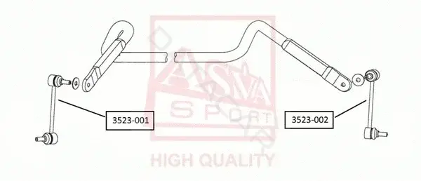 Стойки стабилизатора ASVA 3523-002
