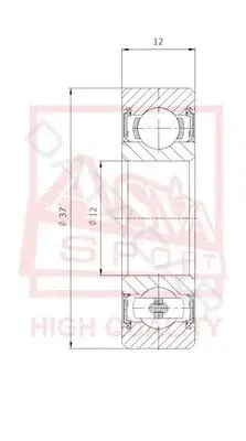 Подшипник ступицы ASVA AB123712