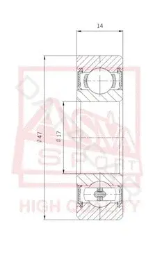 Подшипник ступицы ASVA AB174714