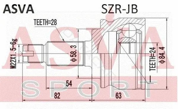 Шрус ASVA SZR-JB