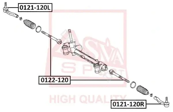 Рулевые наконечники ASVA 0121-120L