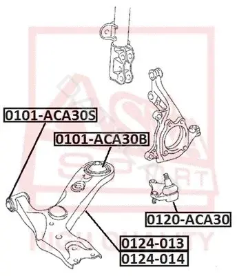 Рычаги ASVA 0124-013