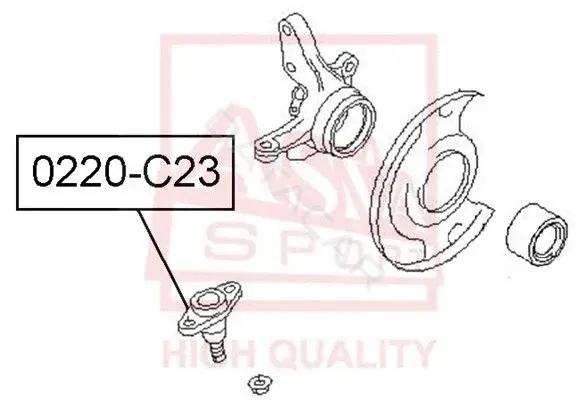 Шаровая опора ASVA 0220-C23