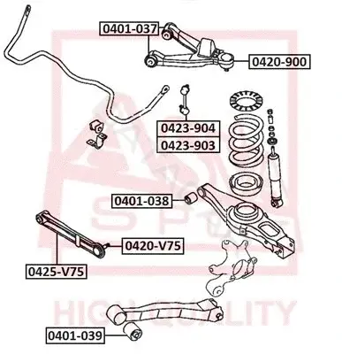 Шаровая опора ASVA 0420-900