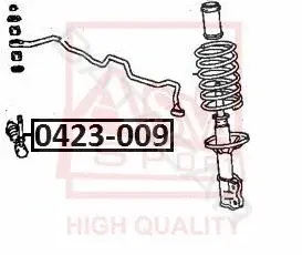 Стойки стабилизатора ASVA 0423-009